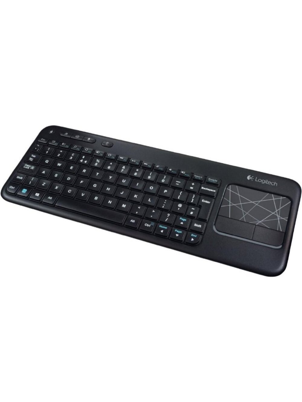 Wireless Touch Keyboard with Built-in Trackpad - Compact & Portable Design